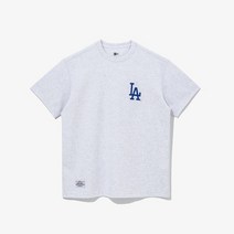 뉴에라 공용 MLB 7이닝 스트레치2 LA 다저스 티셔츠 헤더 그레이 13086609 DW