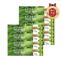 [KT알파쇼핑]죽염 네츄럴후레쉬허브 치약, 130g, 9개