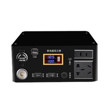 300w 휴대용 발전소 30a 인버터 충전식 태양열 발전기 비상 리튬 다기능 powerbank 야외 캠핑, 40a 무선 충전기, 220v