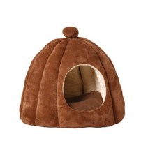 따뜻한 고양이 동굴 침대 호박 후드 개 침대 개집 온난화 포옹 작은 고양이 개를위한 잠자는 집 쿠션 강아지 새끼 고양이 토끼