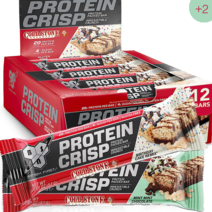 비에스엔 신타6 웨이프로틴 크리스피 바 콜드 스톤 생일케이크 민트초코 맛 12개입, 2개, 생일 케이크맛 12개입