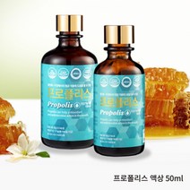 비앤케어 프로폴리스리퀴드 플라보노이드 수용성 프로폴리스원액 호흡기관리 항산화 아르테필린C 프로폴리스액상 면역력에좋은 미세먼지 숙취 GMP 식약처인증 구강건강관리, 2병, 50ml