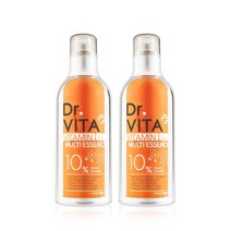 닥터비타 기미 잡티 미백 주름 집중케어 올인원 비타민 멀티 에센스, 115ml, 2개