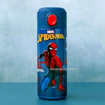 마블 스파이더맨 캡슐 원터치 이중스텐 텀블러 400ml, 단품, 상세페이지 참조