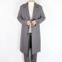 바쏘옴므 2021 F/W 프리미엄 글렌체크 세미오버핏 트렌치 코트 WSV3CC05 BR