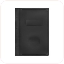 청운 A4 흑표지 PP 가로형 10개입