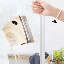 달자샵 쓱-싹! 쉽고 빠른 창문청소 자석 유리창 청소기 아파트 베란차 창문 자력조절 청소도구, 1세트