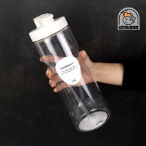 락앤락 몸체에 홈이 있어 잡기 쉬운 식탁용 물병 1.5L 화이트, 단품