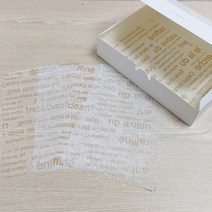 유산지(17x25cm /화이트.브라운/100장)도넛깔지, 브라운100장