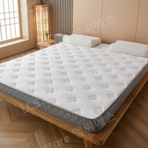 싱글 퀸 라텍스 메모리폼 침대 매트리스 메트릭스 2023 신형 코코넛 야자 하드 118, 120x200cm, 4cm, 하얀색, 120x200cm+4cm+white, 4cm