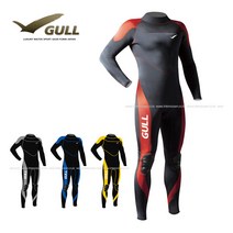 걸 세미 드라이수트 GSD-115 6.5mm 슈퍼스트레치, 블랙x그레이