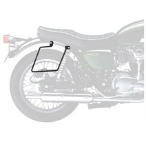 가와사키 W800 W800카페 / W800스트리트 W650 W400 사이드백 브라켓 캐리어 사이드 스탠드 거치대, 왼쪽, 1개