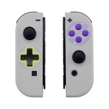 EXtremeRate Classics SNES Style Soft Touch Joycon Handheld Controller Housing (DPad Version) Full Bu, Classic EU SFC SNES, Classic EU SFC SNES