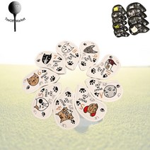 아이언커버 고양이 문양 V300 혼마 캘러웨이 호환가능 9개 세트, 블랙