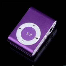 하이파이 플레이어 오디오 학생 블루투스 라디오 재생 2022 새로운 세련된 거울 휴대용 mp3 플레이어 미니 클립 mp3 플레이어 워크맨 스포츠 mp3 음악 플레이어, 보라색