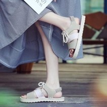 플랫샌들 샌들 여성 선녀 로마 스커트 인스프리트 크로스 스트랩 심플 플랫 학생 2020 코디