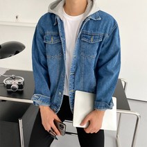 올멋 굿퀄 아우라 후드 탈부착 청자켓