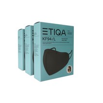 에티카 KF94 보건용 마스크 라운드 베이직 검정색 대형 10매 X 3박스 총30매, 에티카 라운드베이직 블랙대형 3박스