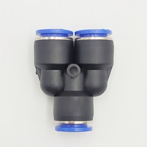 원터치 Y 타입 피팅 PUY 휘팅 우레탄 호스 밸브 12mm