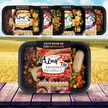 먹고빼락 영양만점 한끼 건강 도시락 5종 5팩 세트 건강하고 든든한 한끼, 1