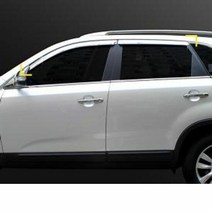 쏘렌토R 썬바이저 크롬 선바이저 윈도우 빗물받이 A, 본상품선택