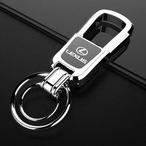 자동차 분실 방지 열쇠 고리 펜던트 메르세데스-벤츠 BMW 아우디 폭스바겐 혼다 랜드로버, 사각형 버클 Lexus 레이저 양면 로고