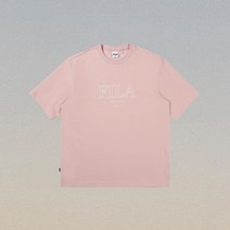 [FILA] 빅로고 안감 메시 반팔 티셔츠_FS2RSE2108X_IPK