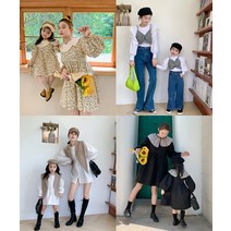 우쭈베베 엄마랑커플룩 유아원피스 아기 여아 아동 북유럽 스타일