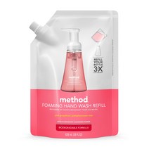 메소드 Method 포밍 핸드 워시 리필용 핑크 자몽 828ml, 1개