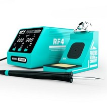 RF4 LED 디지털 납땜 스테이션 핫 에어 건 재작업 전기 인두 전화 PCB IC SMD BGA 용접 수리 도구, [02] RF-ONE, [01] 110 볼트