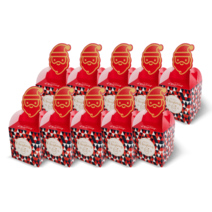 크리스마스 교회 어린이집 유치원 선물 답례품 행사 캐릭터 선물 포장 상자 박스 6종 10개, 세모산타 선물상자/10개