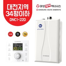 [대성쎌틱] 대전 친환경 콘덴싱 보일러 설치- DNC1-22D (34평 이하), LPG, DNC1-22D 하향식(FO)