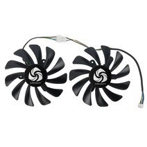 RX590 Geforce GTX 1050 Radeon RX 570 580 470 480 G1 88MM 쿨러 팬 T129215SU 그래픽 카드, 01 2pcs fan