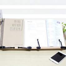 넓은독서대 공부방 더블독서대 북스탠드 도서관 자세