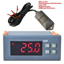 제습기부품 옷장 원룸 220V 30A 제습 가습 범용 지능형 디지털 습도 컨트롤러 추출 센서 포함, 한개옵션0