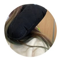 에어 목쿠션 공기주입 목베개 출퇴근 쪽잠 휴대용 1P