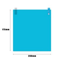 사이드미러 백 사각지대 커버 광각 보조 거울 자동차 백미러 창 방수 보호 필름 푸조 206 307 406 407 207, 02 200 X 175 MM