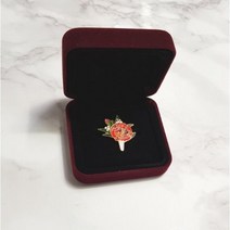 시들지않는 어버이날 카네이션 뱃지 (3cm 크기 자석부착)