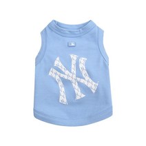 반려 동물 멍멍이 야홍이 옷 MLB 공식 반려동물 복고노화 조끼 강아지 옷 패션 캐주얼 21년 봄가을 PET2 00202985, S, 뉴욕 메츠 스카이 블루A