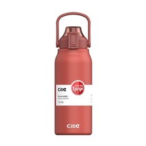 씰레 스포츠 스테인리스 스틸 보온병, 레드, 1.3L