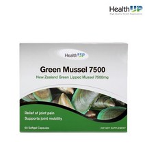 [뉴질랜드 정품] 헬스업 초록입홍합 오일 엑스트라 7500mg 60정, 3개, 박스