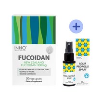 뉴질랜드 이노헬스 후코이단 베타글루칸 엔조제놀 300mg 30베지캡슐, 2개(할인+무료배송), 2개