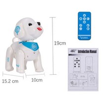 LE NENG TOYS K16A 전자 동물 애완 동물 RC 로봇 개 음성 원격 제어 장난감 음악 노래 장난감 RC 장난감 생일 선물, CN, type 3