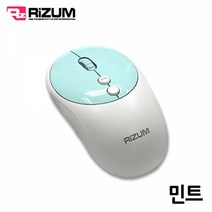 리줌 무소음 블루투스 마우스 M102, 민트