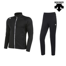 데상트 남성 슬림핏 스탠다드 트레이닝 집업 세트(가을의류) SM321TFT81_BLK