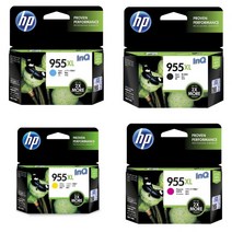 HP No.955XL L0S72AA L0S63AA L0S66AA L0S69AA 프리미엄정품, 정품 대용량_4색세트, 1개