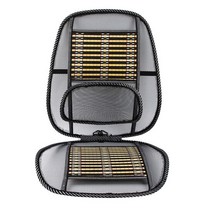 [제이케이스포츠] 의자 등받이 쿠션 허리 받침대 쿠션 통풍 메쉬 시트 대나무망 등받이 쿠션