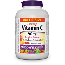 캐나다 비타민 C 보충제 베스트 셀러 Top, 42.웨버네추럴스 비타민C 500mg 300정
