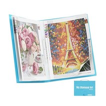 ARTDOT A3 다이아몬드 페인팅 키트용 보관서 30개의 포켓 슬리브 보호기 액세서리용 아트 포트폴리오 폴더 16.9x12.4인치 229519, A2 22x16.4 inches