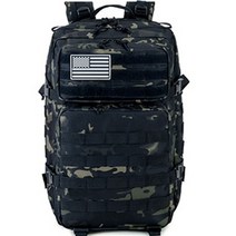 서바이벌용품 밀리터리용품 군사용품 45l 남자여자 하이킹 트레킹 가방 전술 배낭 군대 방수 molle bug out 가방 야외 여행 캠핑 배낭, 블랙cp-45l, 다른